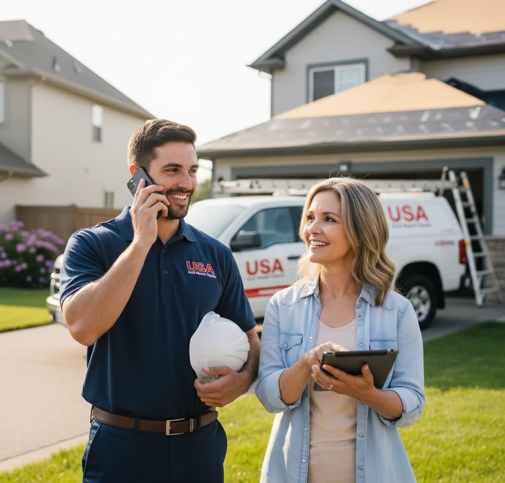 USA Roof Repair Experts customer support in Lake St. Louis